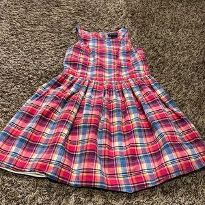 Ralph lauren girls plaid dress